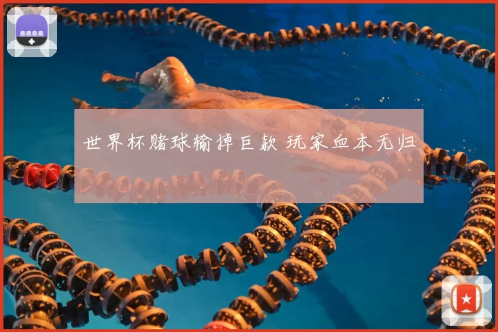 世界杯赌球输掉巨款 玩家血本无归