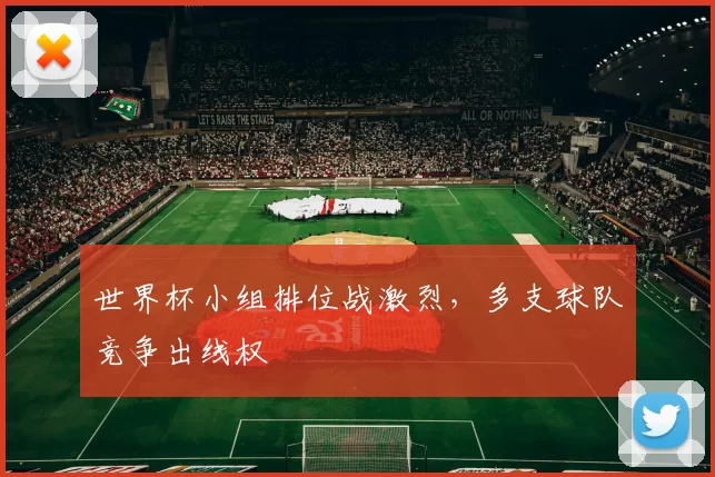 世界杯小组排位战激烈,多支球队竞争出线权